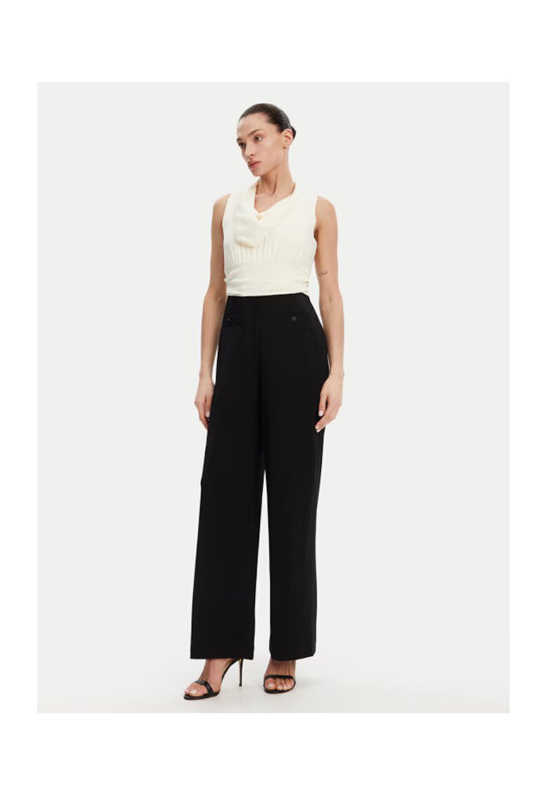 DKNY Гащеризн с дизайн 2 в 1 - DD4JGD26 - 100% полиестер - Черен/Екрю