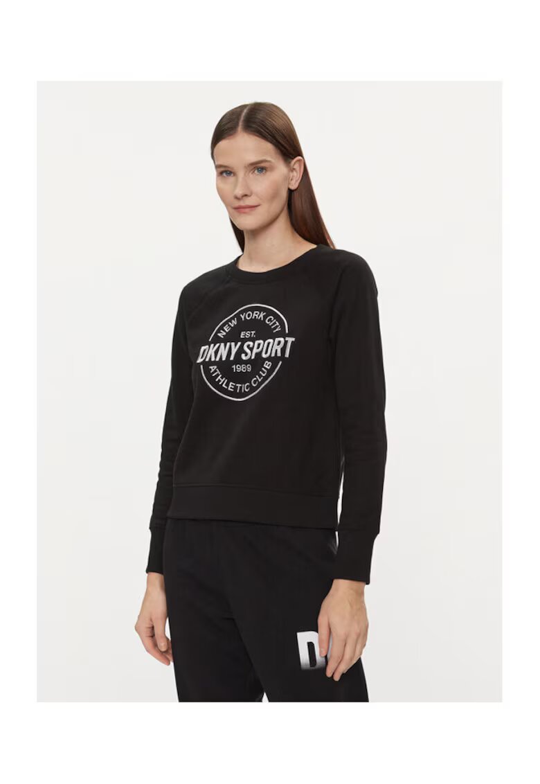 DKNY Sport Дамска блуза - 303750992 - Памук/Полиестер - Черна
