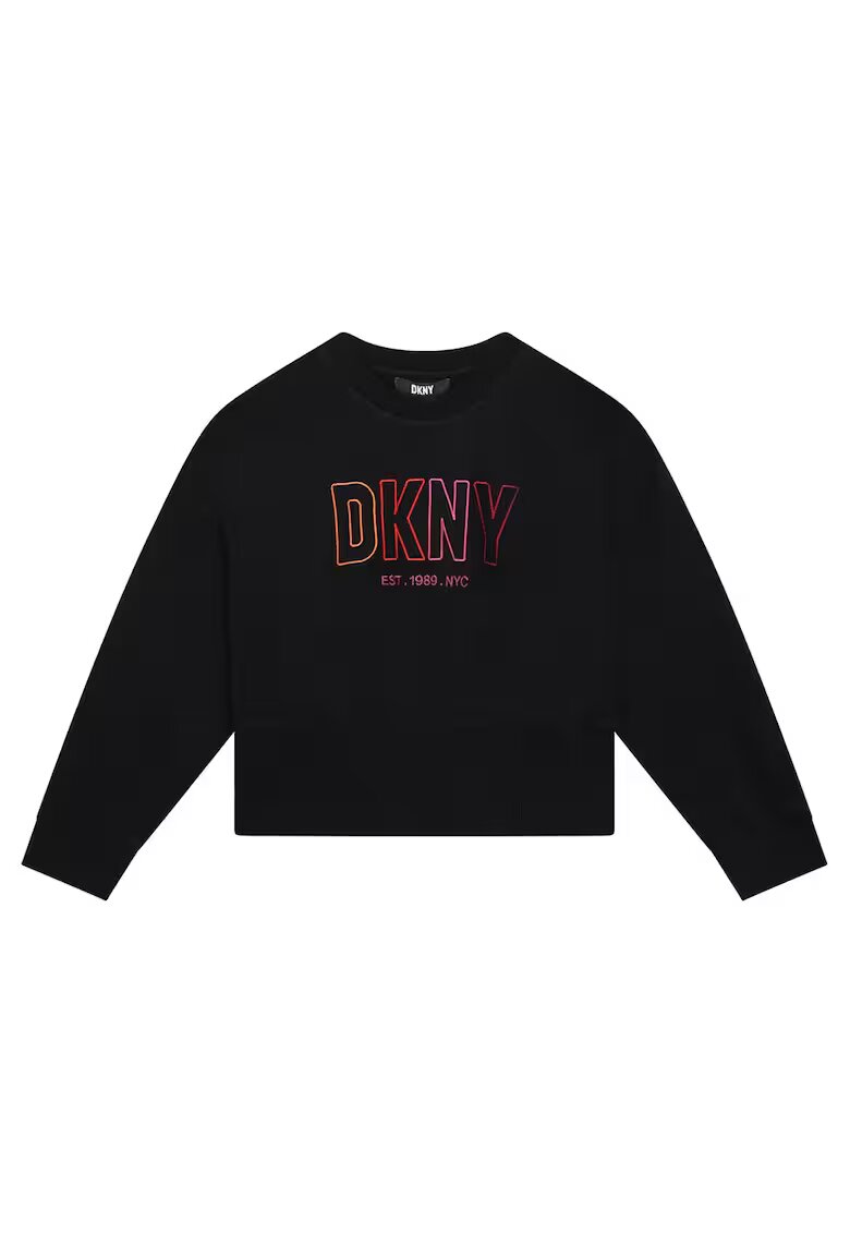 DKNY Суитшърт с паднали ръкави и лого
