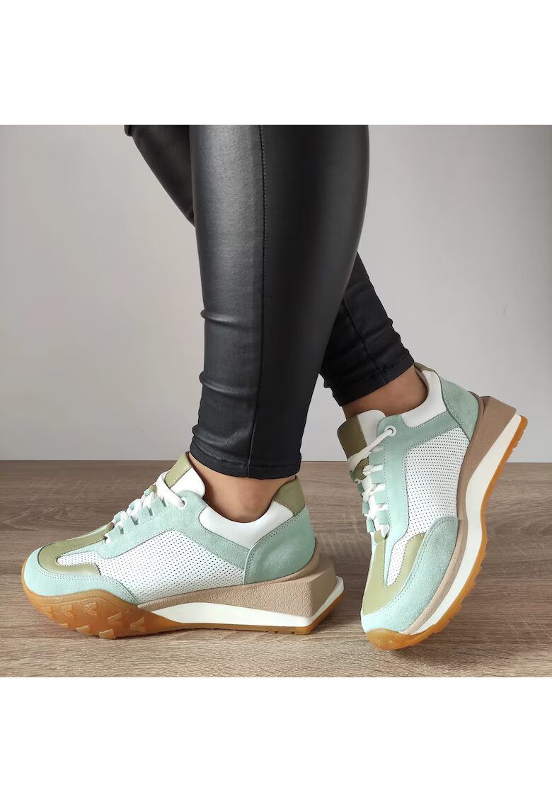 DOGATI Ежедневни дамски обувки 70832 G1477-01 White + Vernil - 40 - White + Vernil