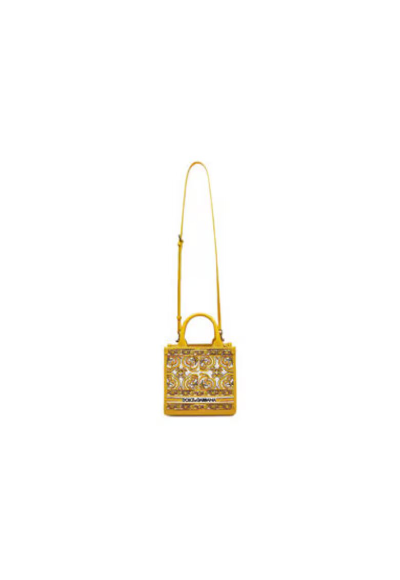 Dolce  Gabbana Дамска чанта Dolce Gabbana - BB7479 AW050 - Текстил - Жълт