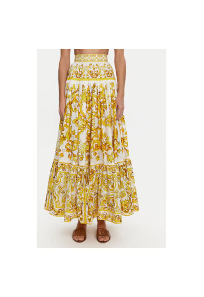 Dolce  Gabbana Дамска пола - 305315373 - Памучна - Жълта - Жълт