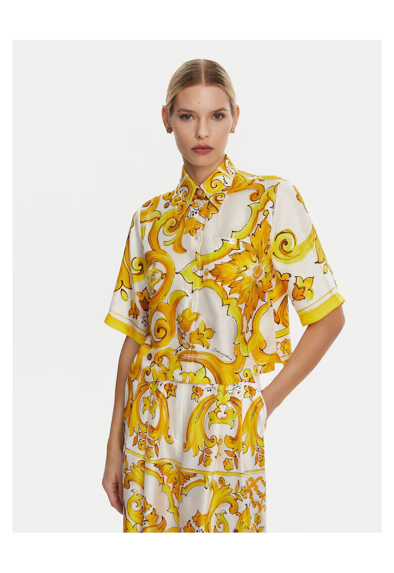 Dolce  Gabbana Дамска риза Dolce Gabbana - жълта