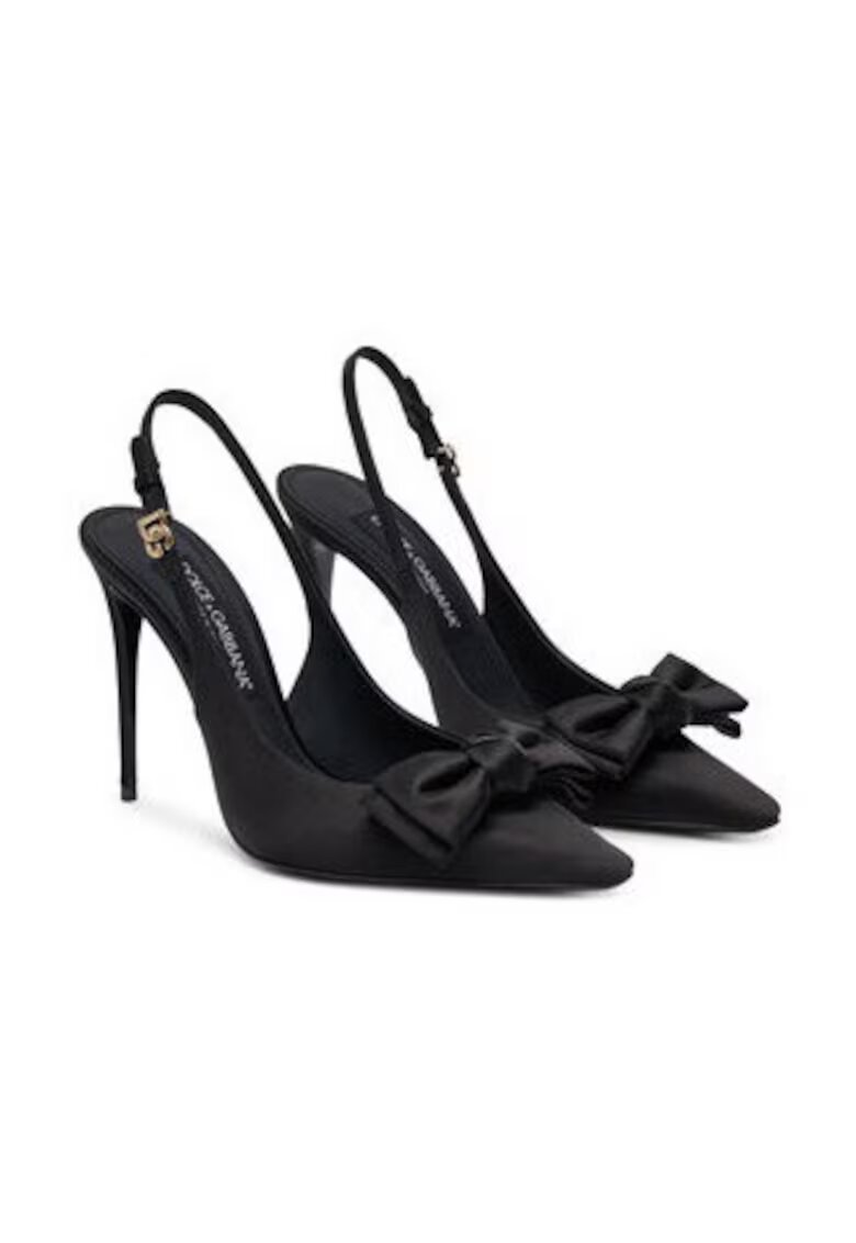 Dolce  Gabbana Дамски сандали 305315731 - Текстил - Черни