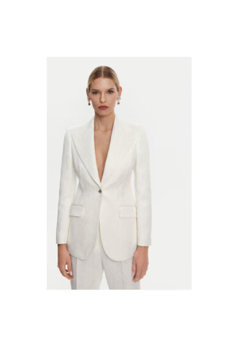 Dolce  Gabbana Дамско яке - 305315359 - Памук - Вискоза - Бяло - Бял