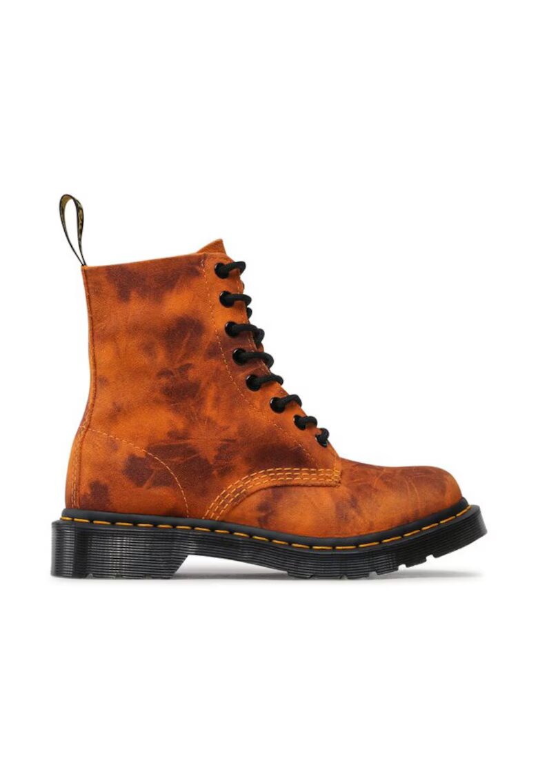 Dr Martens Дамски ботуши 1460 Pascal - естествена кожа - оранжеви - Оранжев