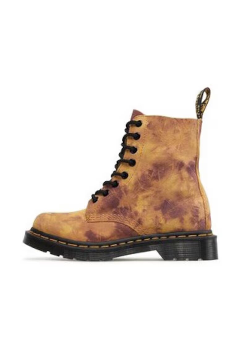 Dr Martens Дамски ботуши 1460 Pascal - естествена кожа - жълти