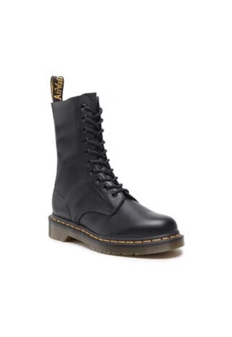 Dr Martens Дамски ботуши 1490 - естествена кожа - черни