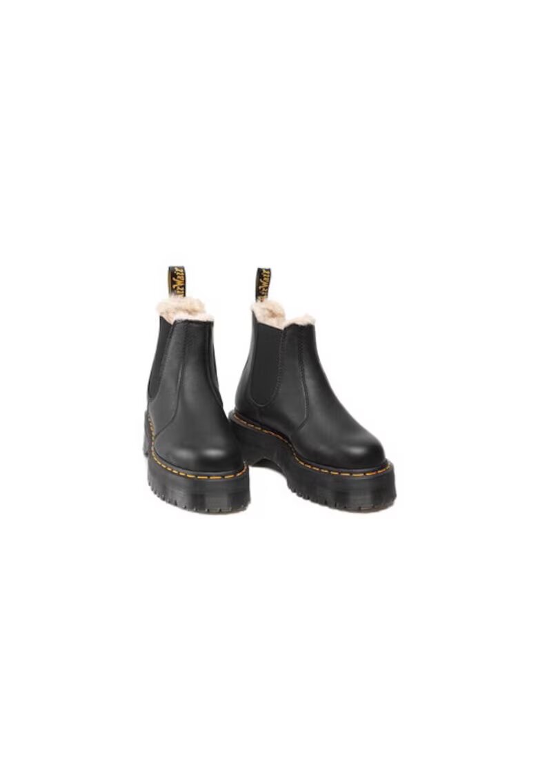 Dr Martens Дамски ботуши 209101867 - Естествена кожа - Черни