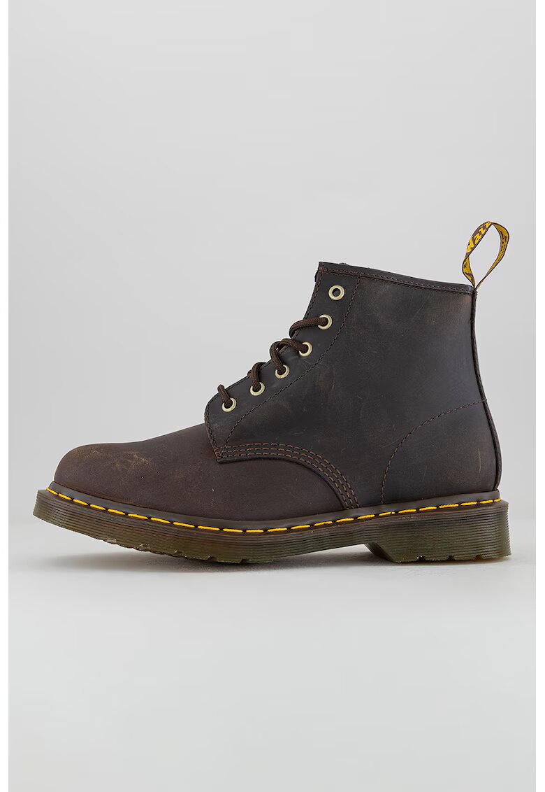 Dr Martens Кожени боти 101 - Тъмнокафяв