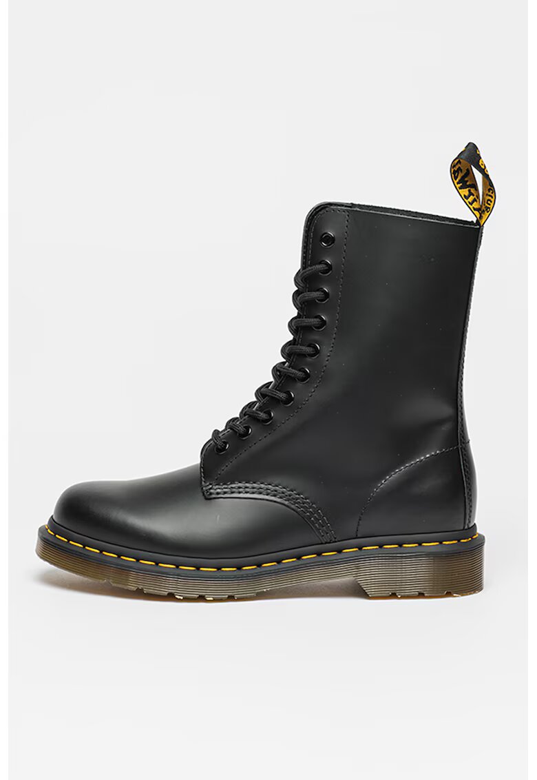 Dr Martens Кожени боти с овален връх