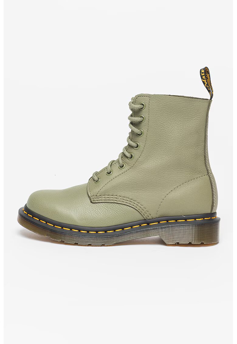 Dr Martens Кожени боти Virginia - Каки
