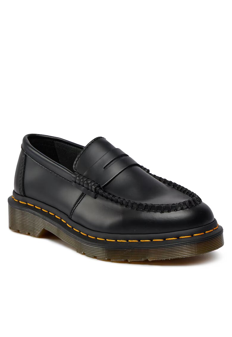 Dr Martens Унисекс мокасини - - естествена кожа в черно