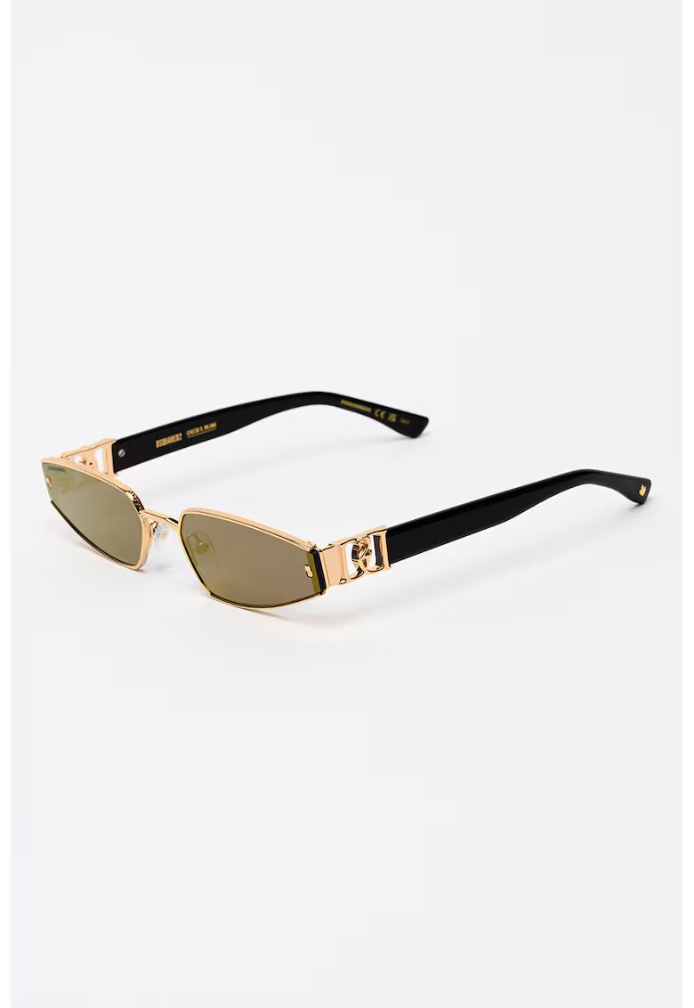 Dsquared2 Огледални слънчеви очила Cat-Eye - Златист