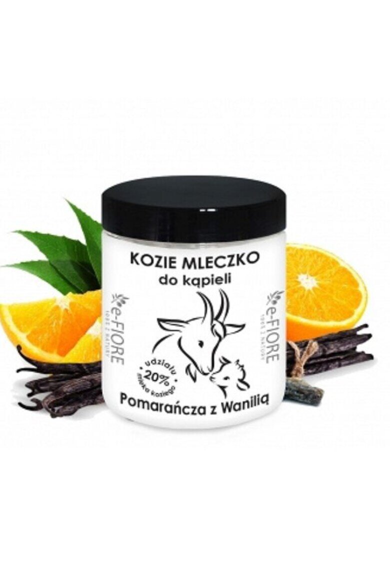 e-Fiore Козе мляко за баня Портокал с ванилия 400гр