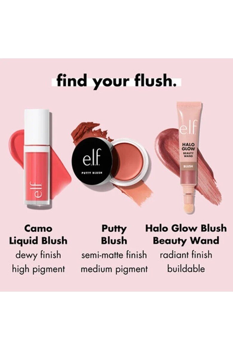 e.l.f. Camo течен руж Cheeky Lychee