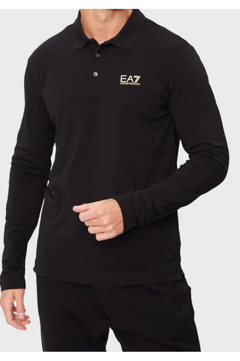 EA7 Блуза с дълъг ръкав Emporio Armani 8NPF15 PJVQZ 0208 черна