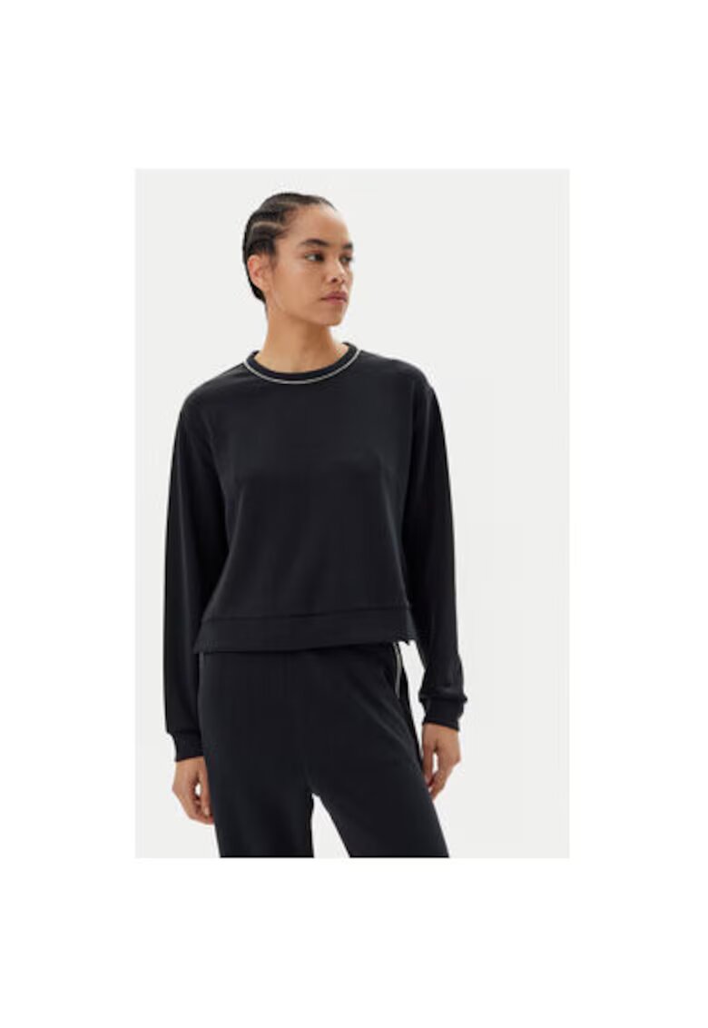 EA7 Дамска блуза Emporio Armani 7W000142 AF12643 - Модал/Полиестер - Черна - Черен
