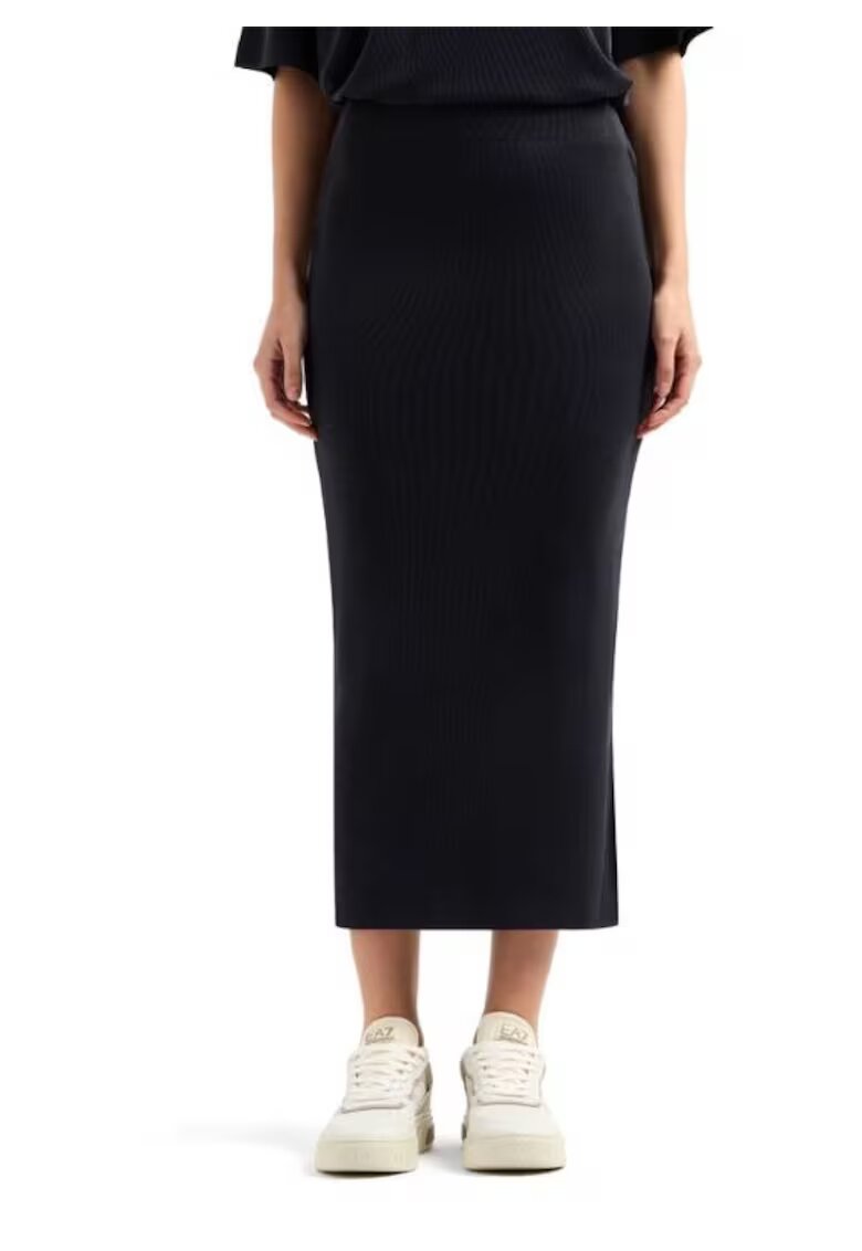 EA7 Дамска пола W SKIRT - Вискоза - Черна