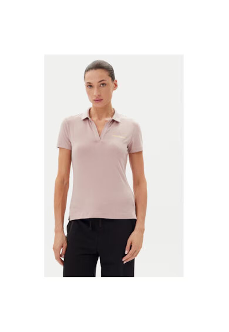 EA7 Дамска поло тениска Emporio Armani - 7W000266 AF12500 - Памук/Модал - Розов