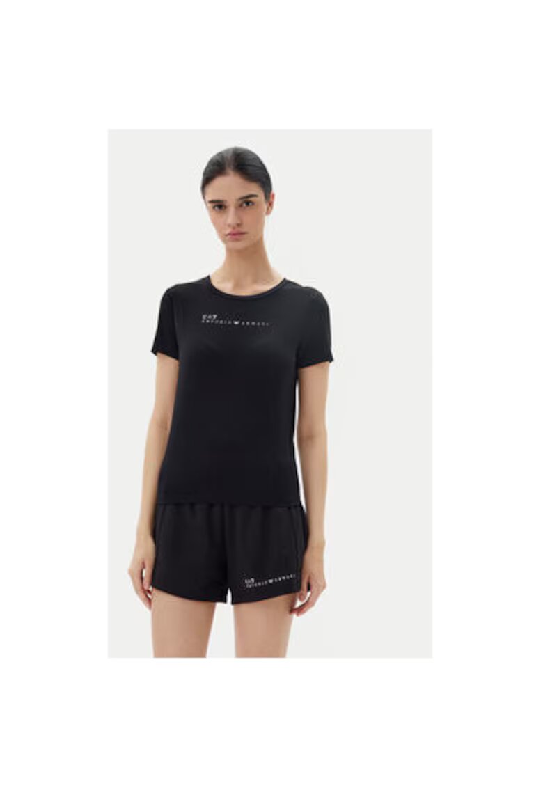 EA7 Дамска тениска Emporio Armani - 7W000274 AF12945 - Полиестер/Вискоза - Черна