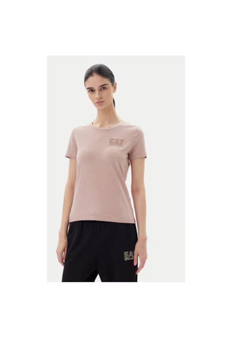 EA7 Дамска тениска Emporio Armani - 7W000492 AF10373 - Памук - Розов