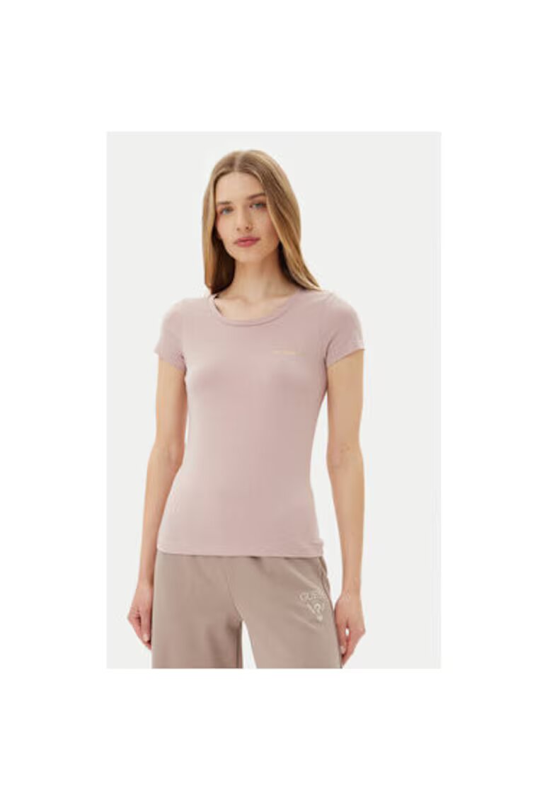 EA7 Дамска тениска Emporio Armani - 8NTT65 TJDQZ - Памук/Модал - Розов