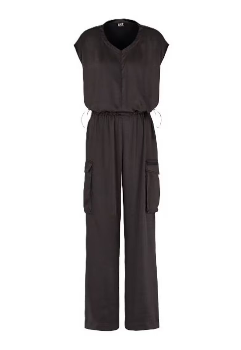EA7 Дамски гащеризон W SATIN JUMPSUIT - Полиестер -