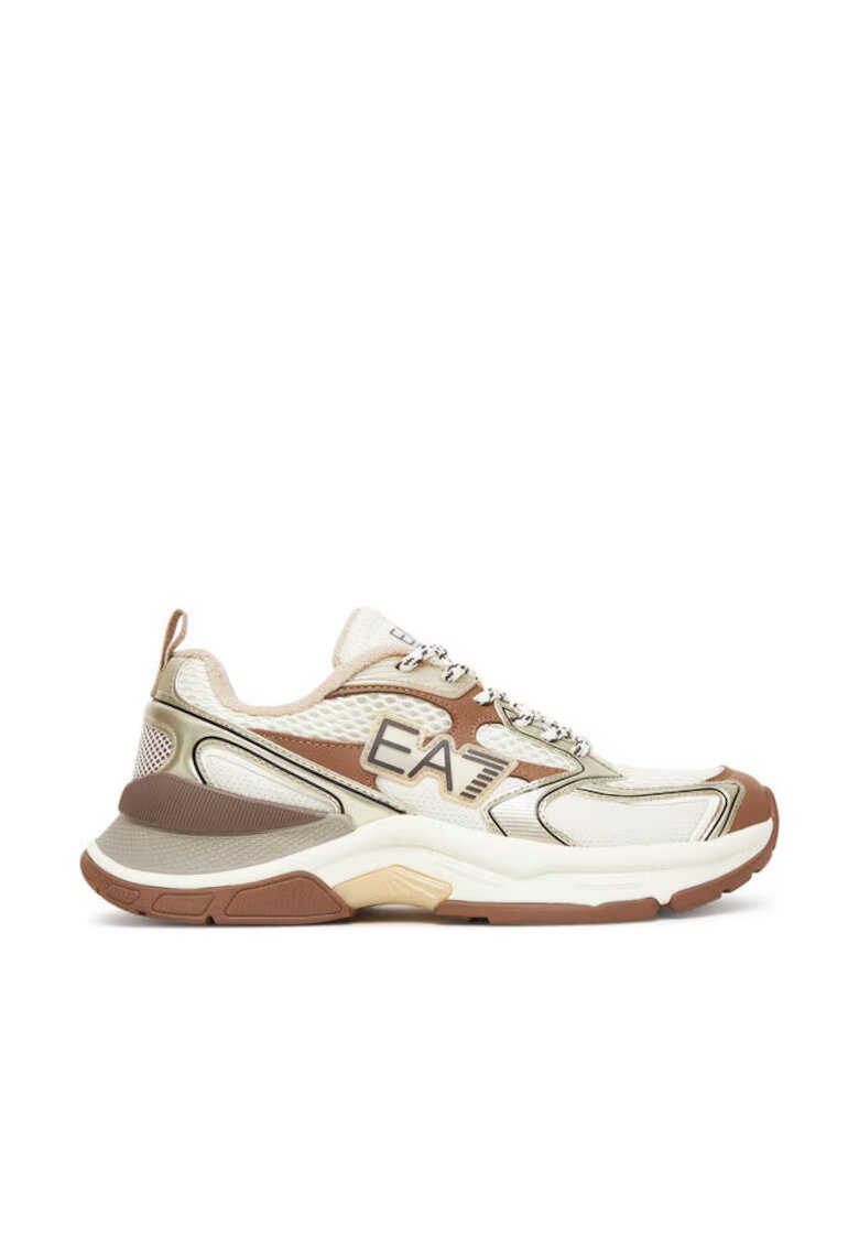 EA7 Дамски кецове 305576798 - Emporio Armani Текстил - Бежов - Бежов