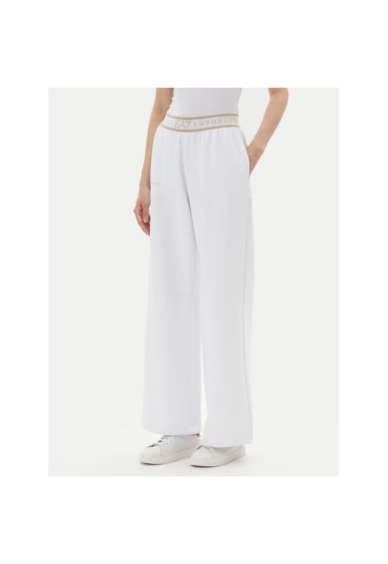 EA7 Дамски спортен панталон Emporio Armani - 7W000281 AF12501 - Полиестер/Памук - Бежов - Бежов