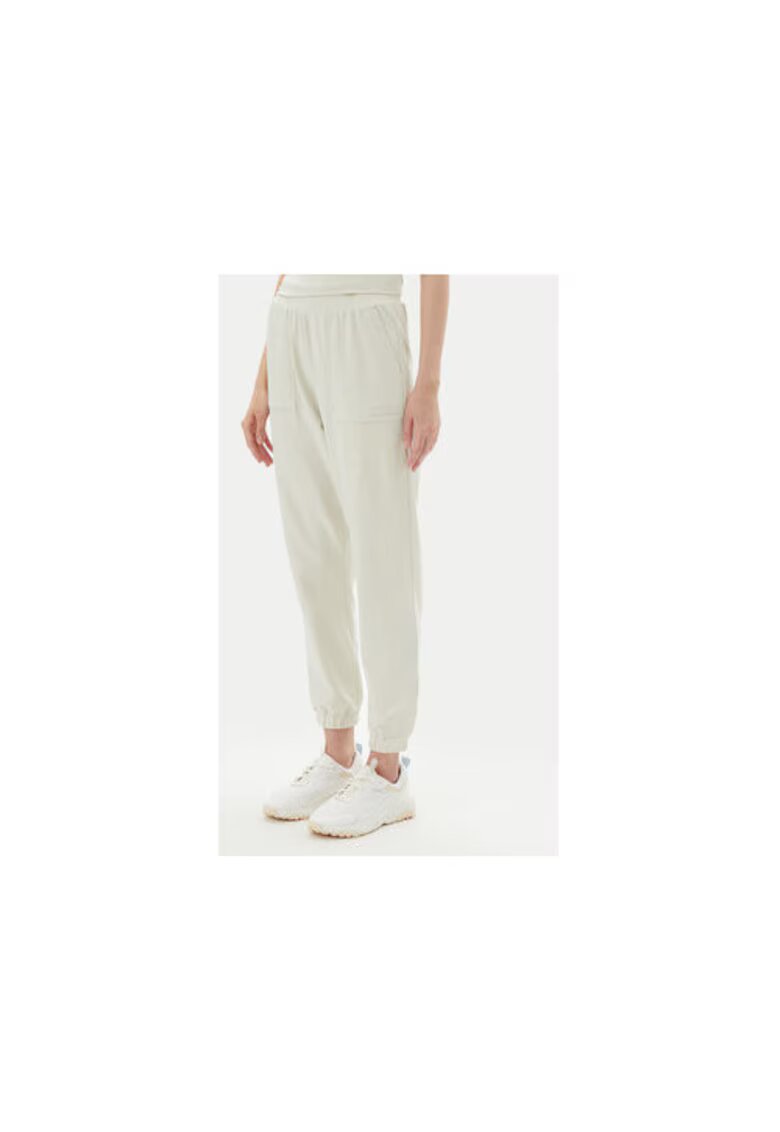 EA7 Дамски спортен панталон Emporio Armani 7W000480 AF13135 - памук/еластан - бежов - Бежов