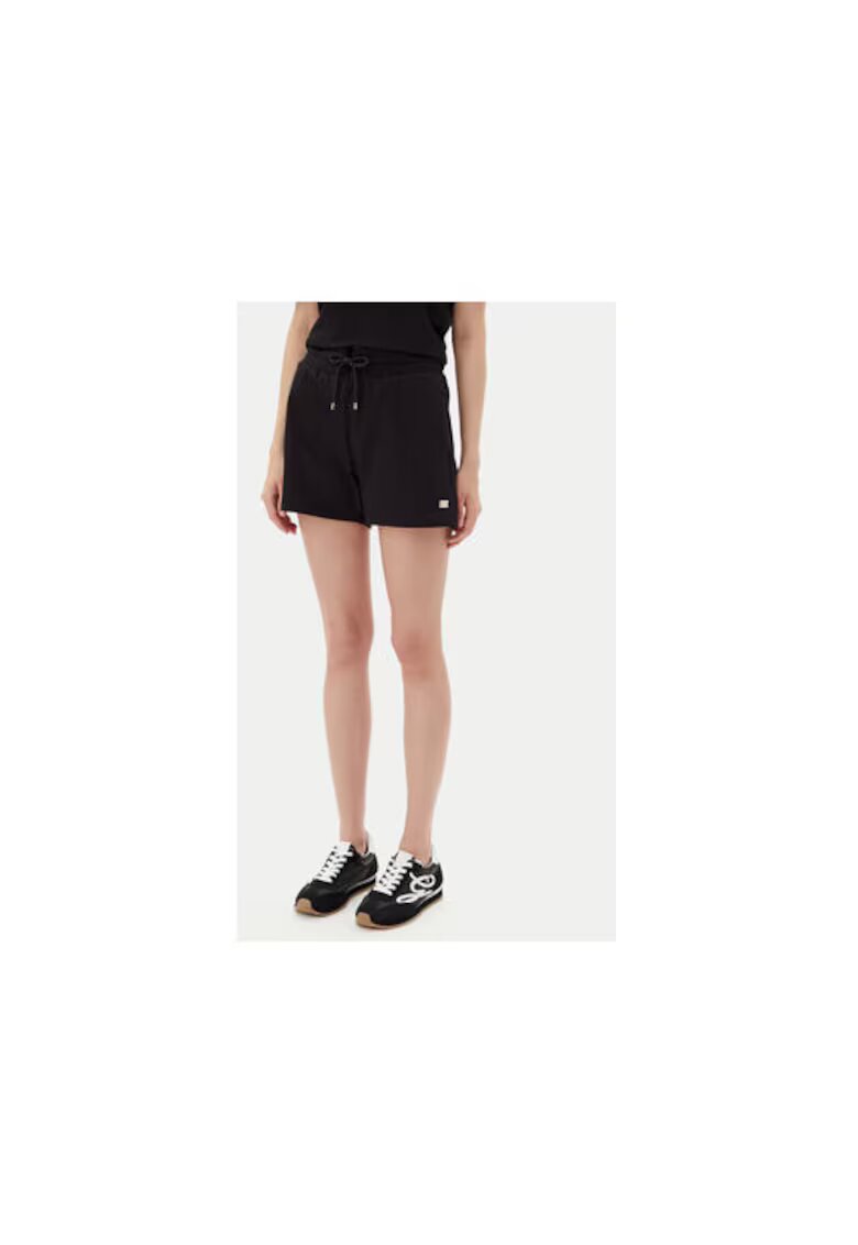 EA7 Дамски спортни шорти Emporio Armani 7W000079 AF13135 - Памук/Еластан - Черен - Черен