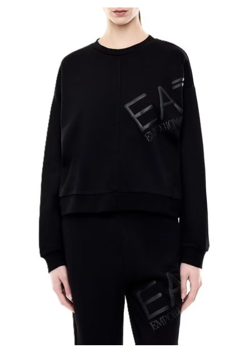 EA7 Дамски суичър TRAIN LOGO SERIES W MAXI LOGO T-TOP CN - Памук -
