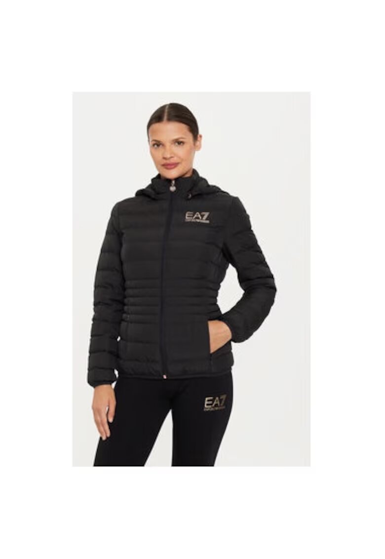 EA7 Дамско яке - Emporio Armani 303960452 - Полиестер - Черно - Черен