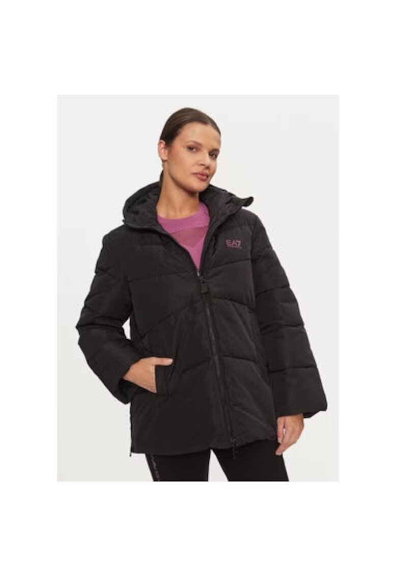 EA7 Дамско яке - Emporio Armani 303961398 - Полиамид - Черно
