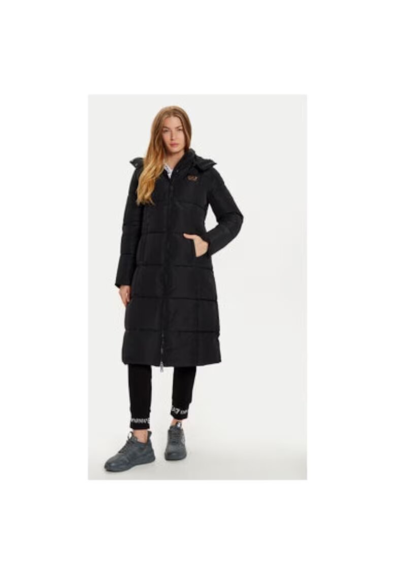 EA7 Дамско яке - Emporio Armani 303962685 - Полиестер - Черно