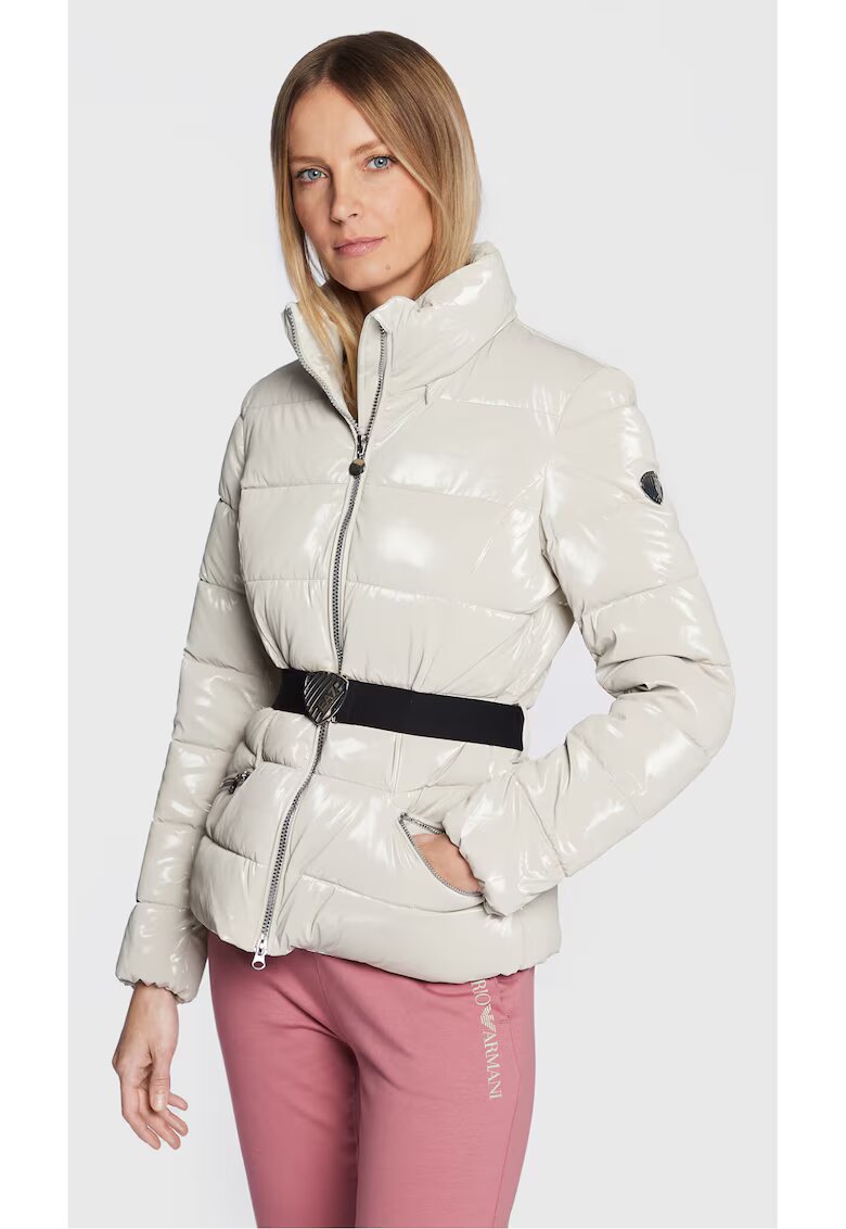 EA7 Дамско яке - Emporio Armani - Полиестер - 300309292 - Екрю