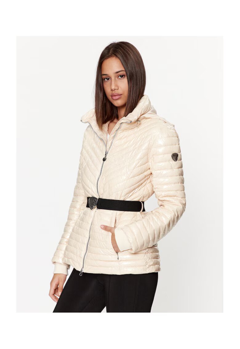 EA7 Дамско зимно яке Emporio Armani - 6RTB12 TNEQZ - Полиамид/Полиуретан - 2XL INTL - Екрю