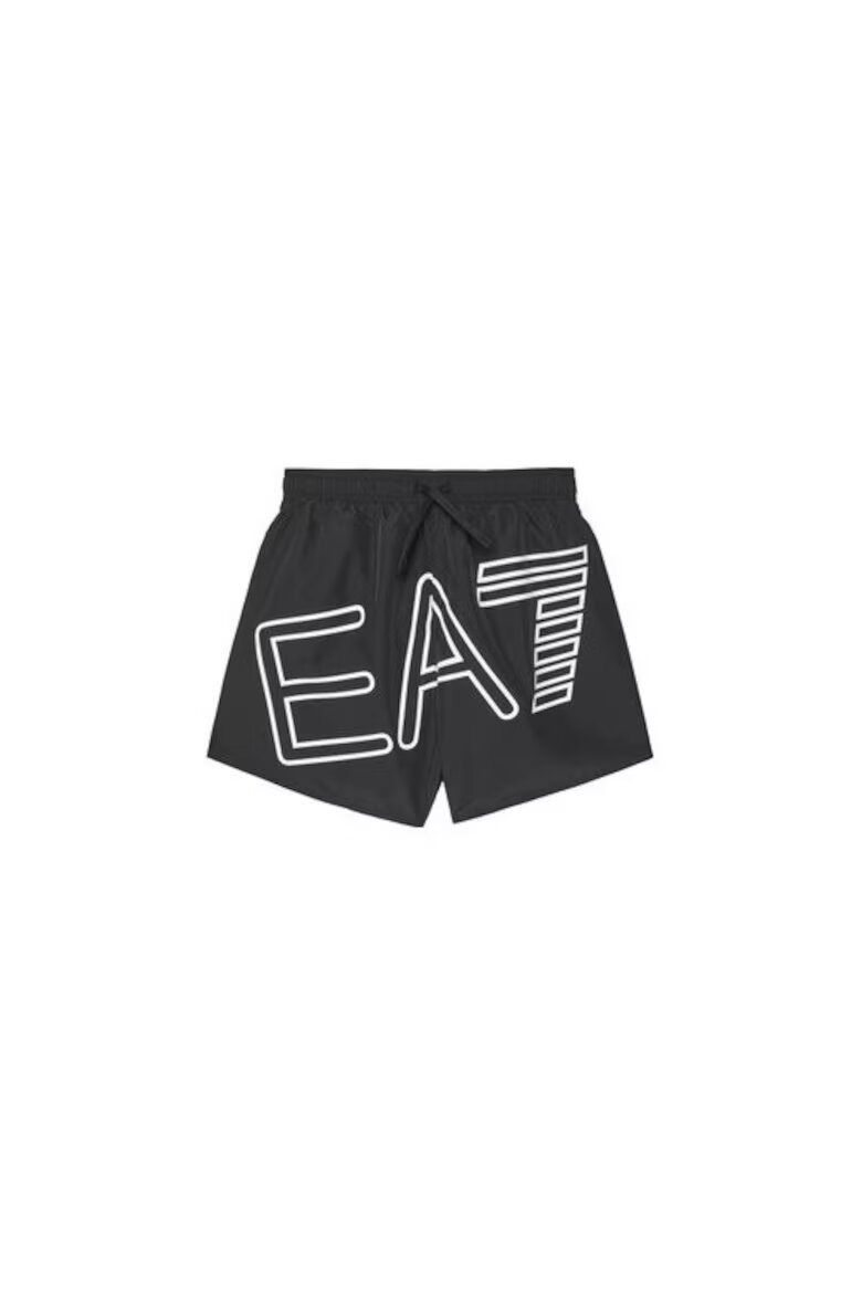 EA7 Детски бански Emporio Armani полиестер черен 14 години