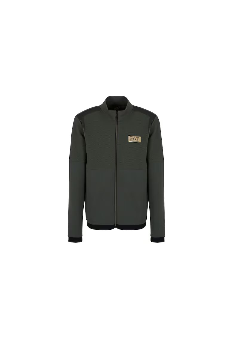 EA7 Горнище на анцуг Emporio Armani Train Gold Label M T-Top FZ Mopl 3DPM09PJUZZ01846