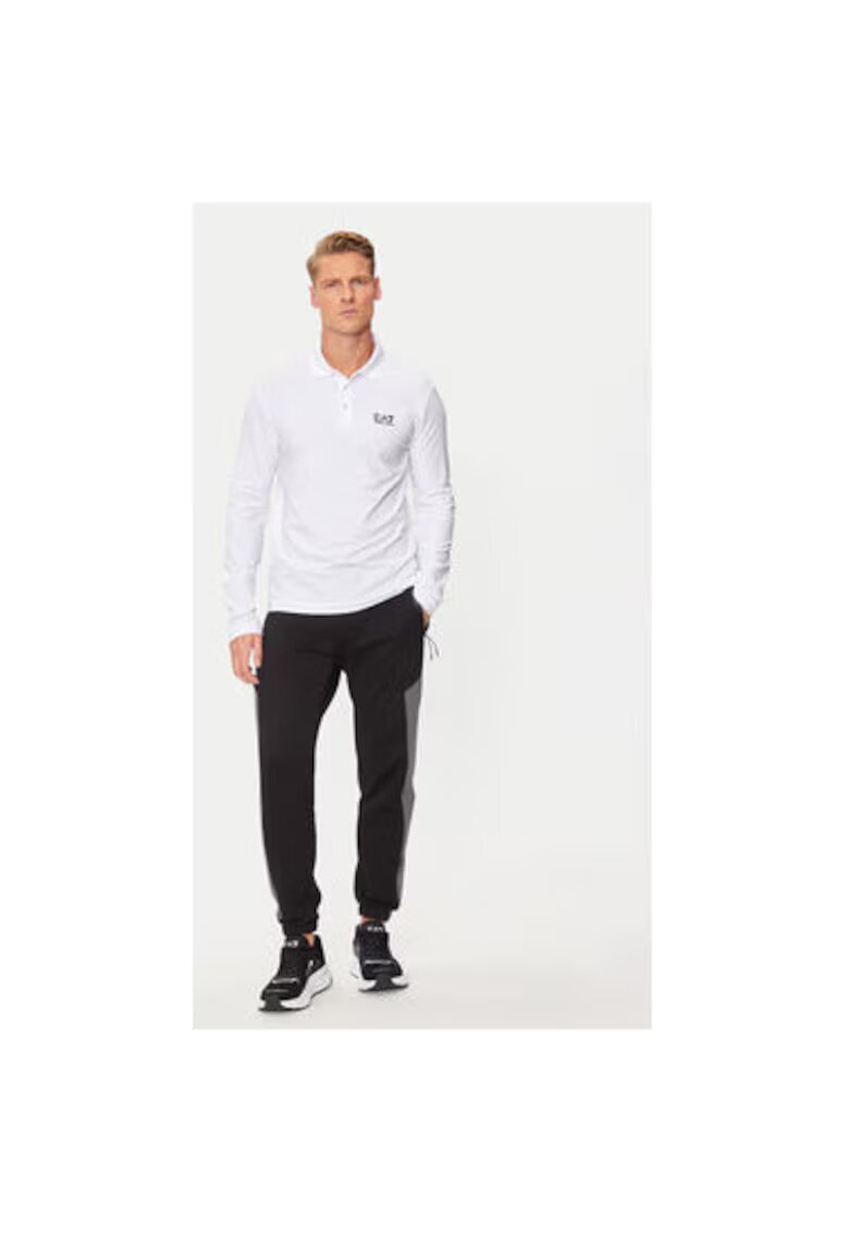EA7 Мъжка поло тениска Emporio Armani - 8NPF15 PJVQZ - Памук - XL INTL - Бял