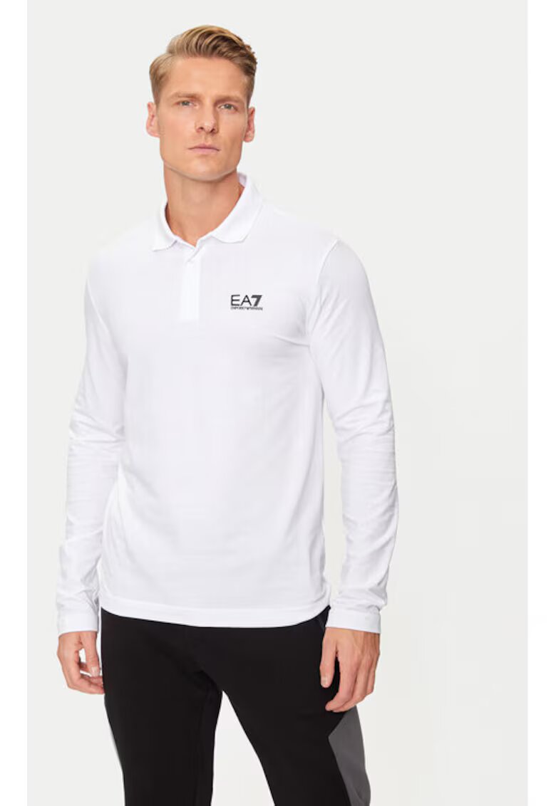 EA7 Мъжка тениска - Emporio Armani 304212741 - Памук - Бяла - Бял