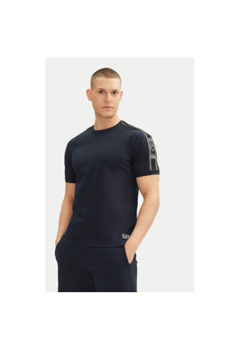 EA7 Мъжка тениска Emporio Armani - 7M000138 AF10375 - Памук - Тъмносин - Тъмносин