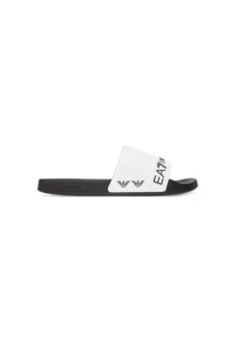 EA7 Мъжки чехли Emporio Armani - 7X000110 AF15128 - Синтетични - Бели - Бял