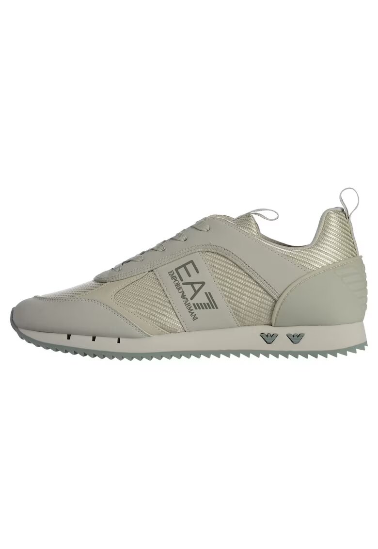 EA7 Мъжки спортни обувки Emporio Armani Black & White Carbon X8X185XR1750U464 в бежов цвят - Бежов