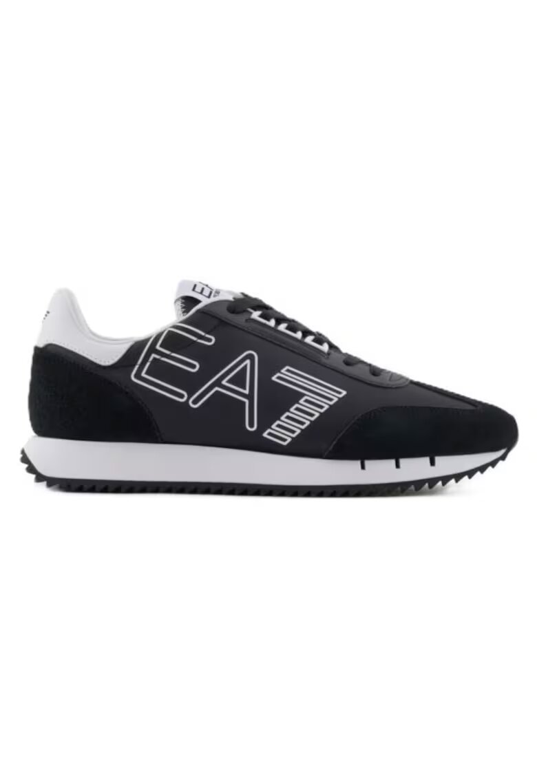 EA7 Мъжки спортни обувки Emporio Armani Винтидж - Черен/Бял - - X8X101-XK257-U448 - Черен