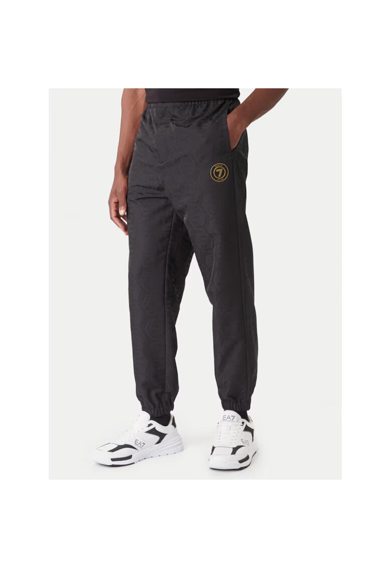 EA7 Мъжки спортни панталони Emporio Armani 7M000264 AF13722 - полиестер - черни