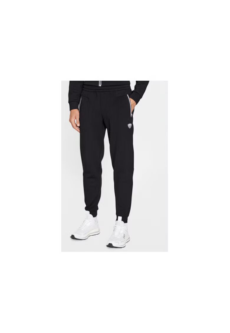 EA7 Мъжки спортни панталони Emporio Armani - 8NPP63 PJ4EZ - Полиестер/Вискоза - 3XL INTL - Черни