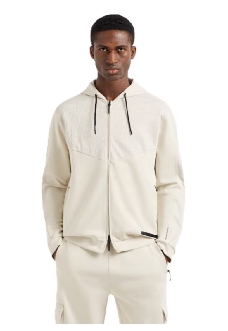 EA7 Мъжки суичър с цип M HOODIE FZ CO PL - Памук -
