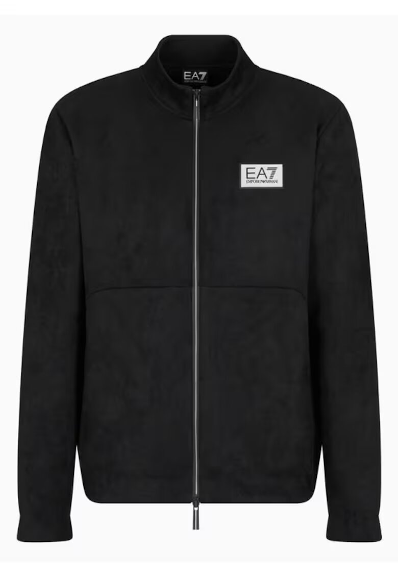 EA7 Мъжки суичър с цип TRAIN GOLD LABEL M T-TOP FZ ALCANTARA - полиестер -